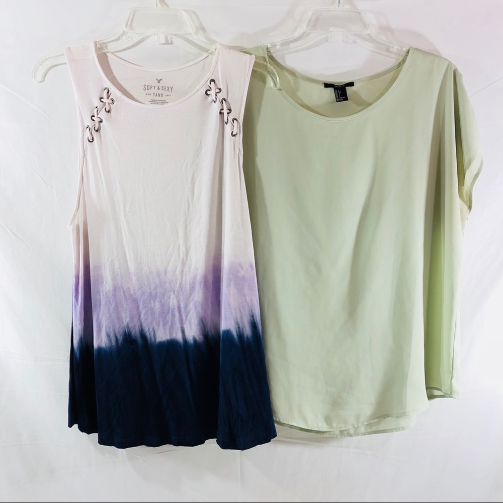 AEO & Forever 21 Tops Size L